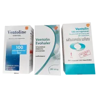 Фото Вентолин аэрозоль для ингал. ЕВРОПА 100 мкг/доза 200 доз