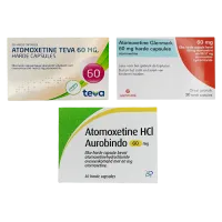 Фото Атомоксетин 60 мг Европа :: Аналог Когниттера :: Glenmark / Teva капсулы №28